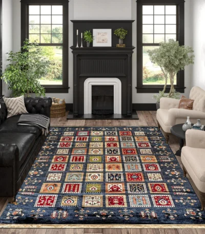 Garnet Navy Rug