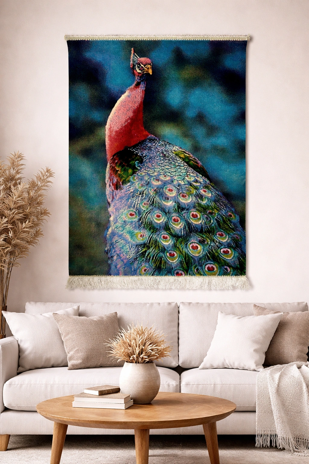 Wall Hanging Deko LightBlue Rug