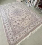 Mashad Ardehal Carpet Ivory Beige Rug