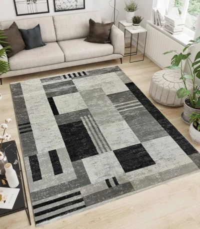 Portfolio GreyBlack Rug