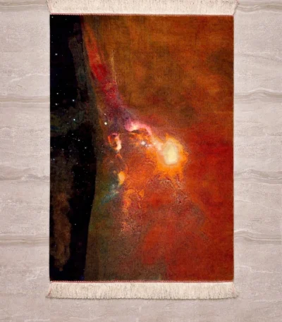 Wall Hanging Deko Orange Rug