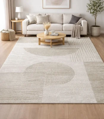Baroque Carpet Cream Ecru Rug