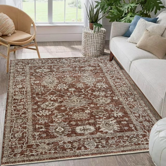 Sofia Rust Rug Mk 08852A Sofia Rust Rug