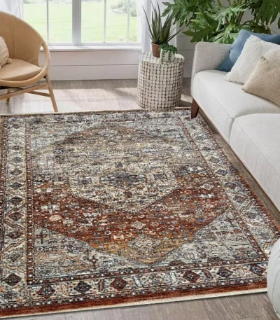 Sofia RustCream Rug