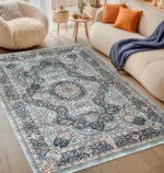 Valentis Home Antia Kendinden Sacak Navy L.Blue Rug