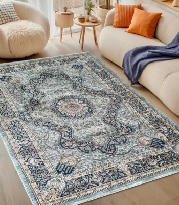 Valentis Home Antia Kendinden Sacak Navy L.Blue Rug