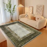 Voyage DBeige Green Rug