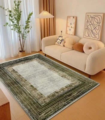 Voyage DBeige Green Rug