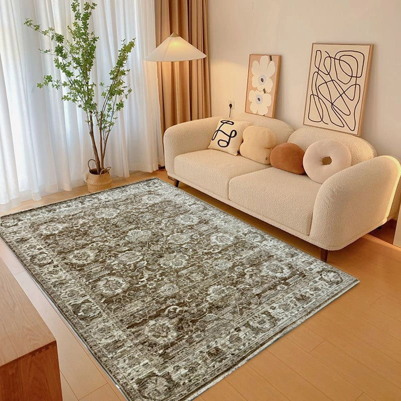 Yan Dokuma Brown Rug