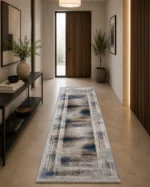 Alpine Cream Grey Blue Runner
