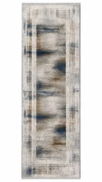 Alpine Cream Grey Blue Runner