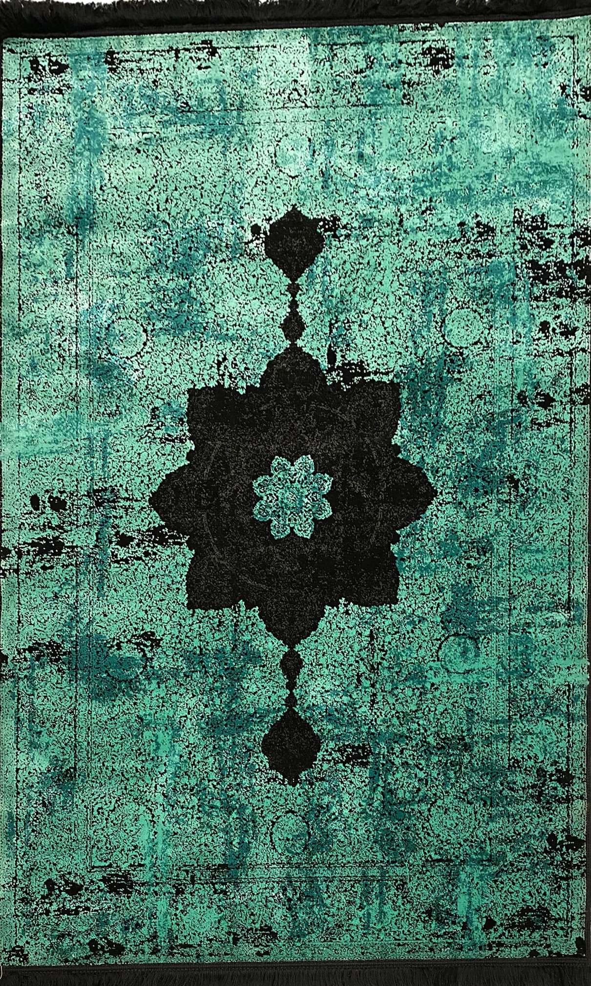 Jordan Rug 1200 Reeds Irani Rug GreenBlack Wb