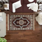 Sarvestan 700 Reeds Irani Rug RedLBlue Mockups