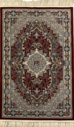 Sarvestan 700 Reeds Irani Rug RedLGrey Wb
