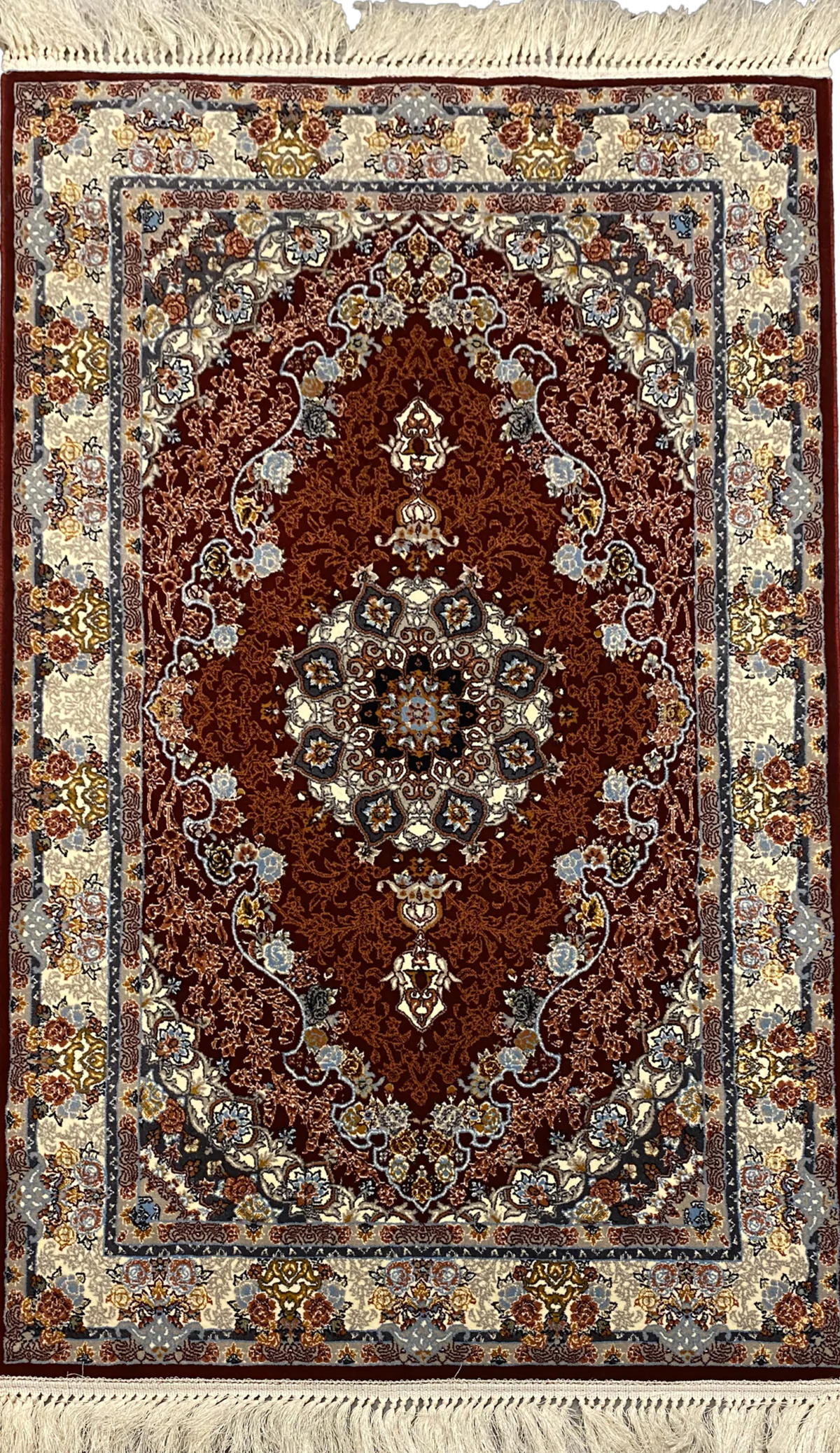 Sarvestan 700 Reeds Irani Rug RedWhite Wb