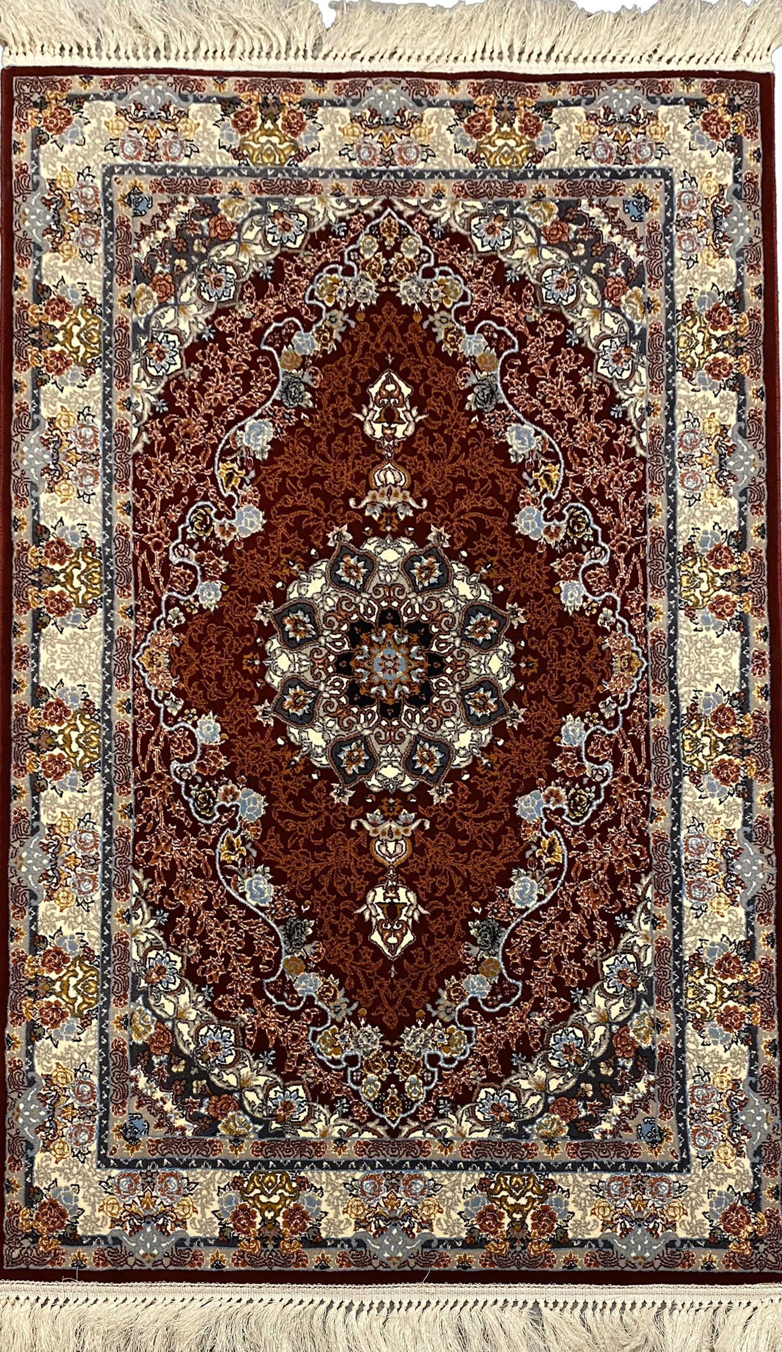 Sarvestan 700 Reeds Irani Rug RedWhite Wb