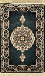 Sarvestan 700 Reeds Irani Rug in BlueWhite Wb
