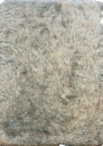 Heaven Shaggy Rug in Amy Beauty Design Turquoise wb