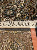 Sarvestan 700 Reeds Irani Rug BlueDesign back