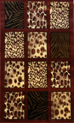 Venus Kaplan Rug Coral Plus Red Design PakTurk Wb