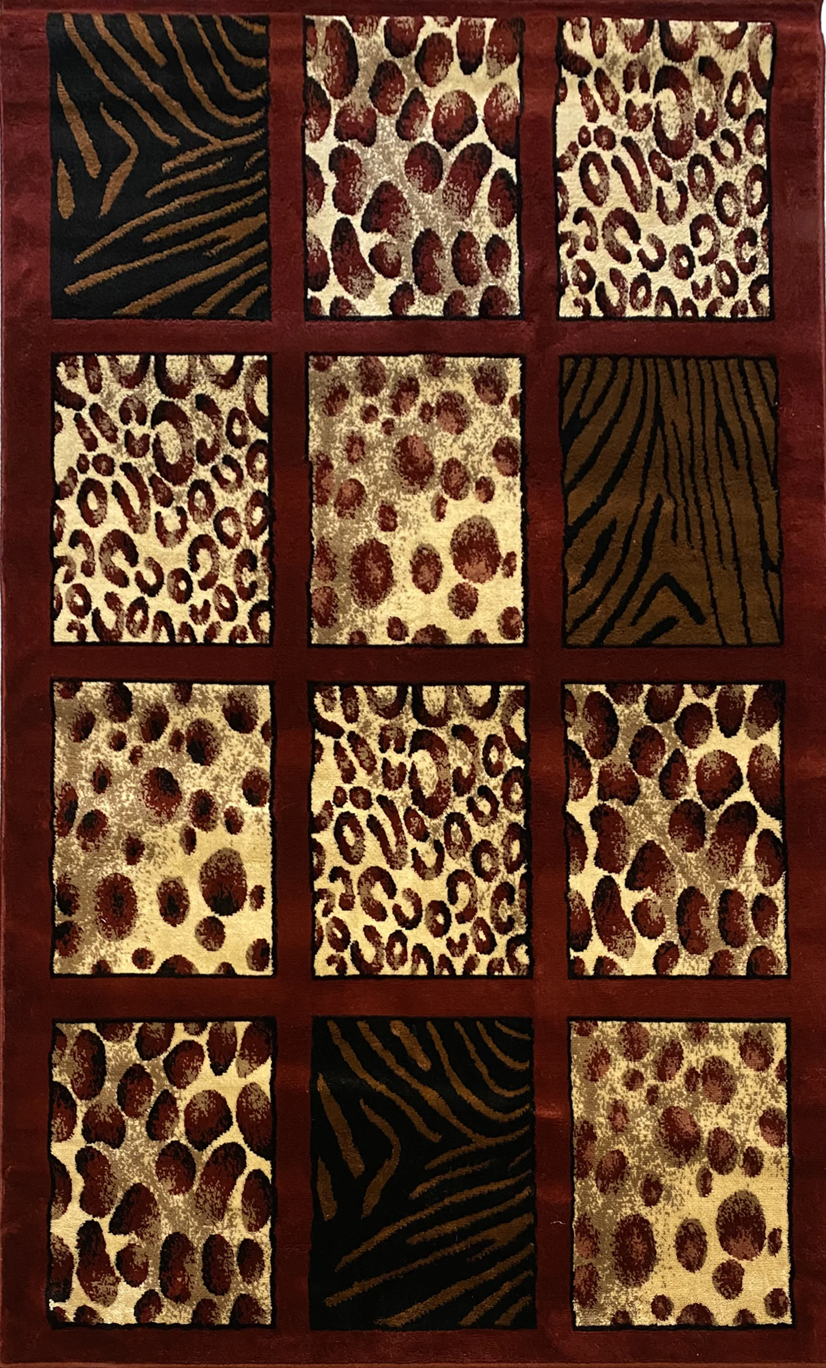 Venus Kaplan Rug Coral Plus Red Design PakTurk Wb