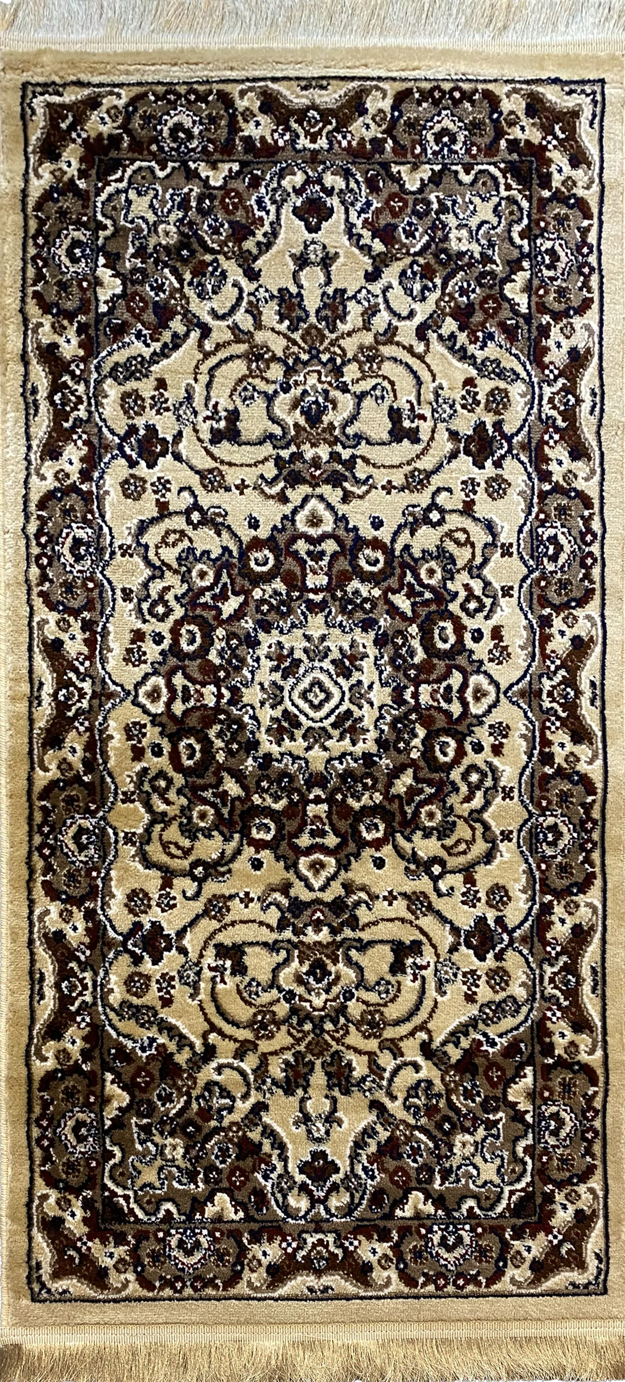 Venus Kaplan Runner Rug BeigeDBrown Wb